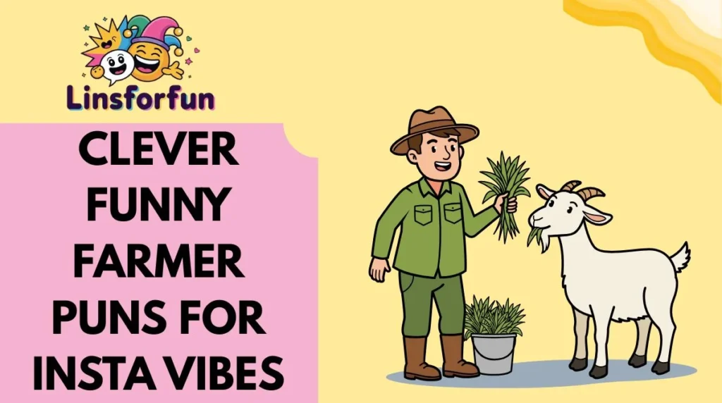 Clever Funny Farmer Puns for Insta Vibes
