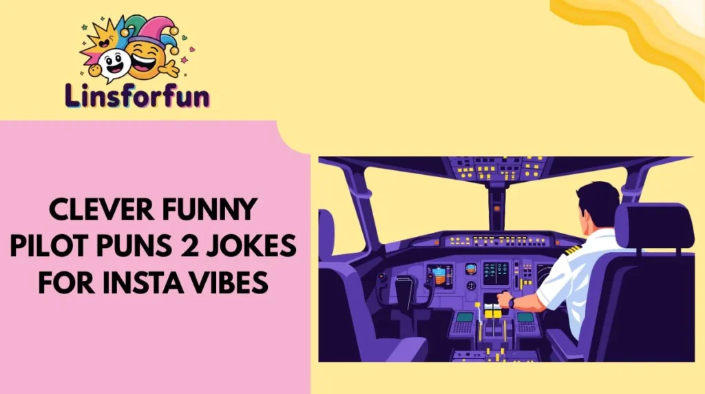 Clever Funny Pilot Puns 2 Jokes for Insta Vibes