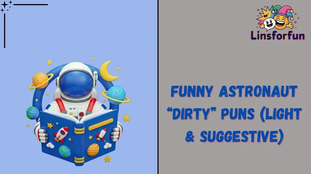 Funny Astronaut “Dirty” Puns (Light & Suggestive)