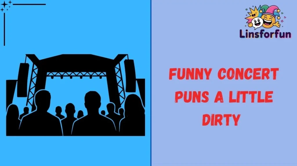 Funny Concert Puns A Little Dirty